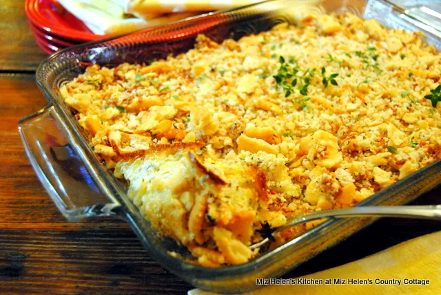 Scalloped Corn Casserole at Miz Helen's Country Cottage