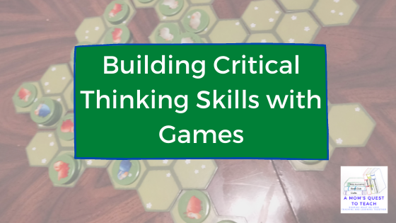 A Mom's Quest to Teach: Building Critical Thinking Skills with Games: A Review of Battle Sheep with game board in background