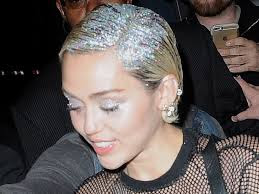 Foto Rambut Glitter Miley Cyrus Trend Rambut 2016 