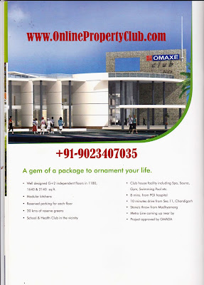 OMAXE SILVER BIRCH MULLANPUR NEW-CHANDIGARH 3BHK, 4BHK