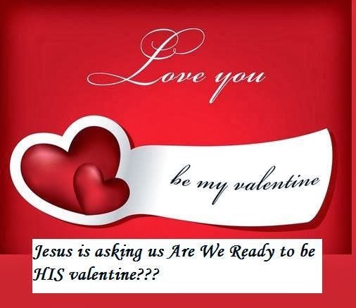 Valentines Day Christian Greetings Card