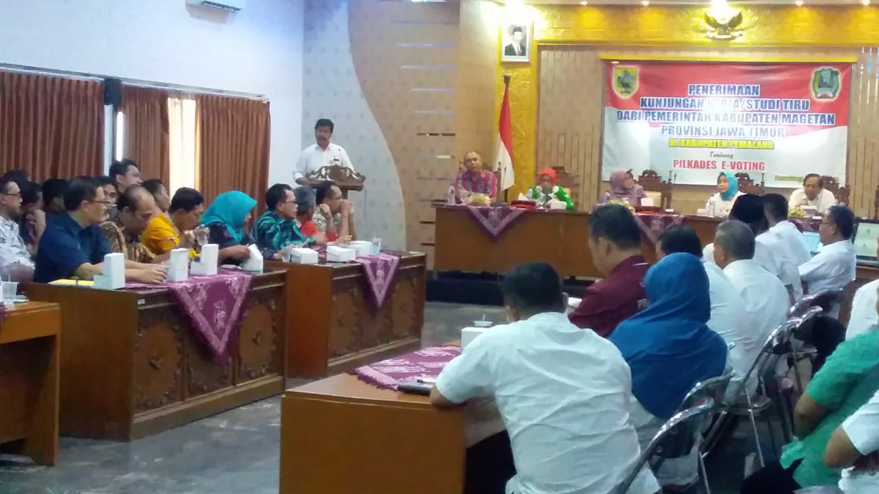 Pemerintah Kabupaten Magetan Study Banding E Voting Pilkades