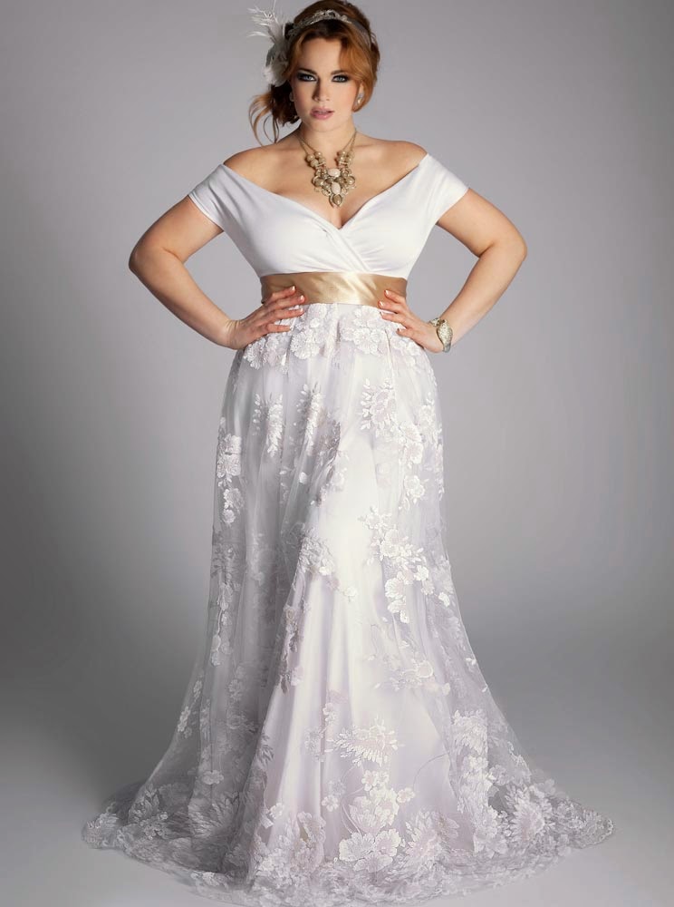  Celtic  Rose Plus  Size  Wedding  Dresses  Belts Design