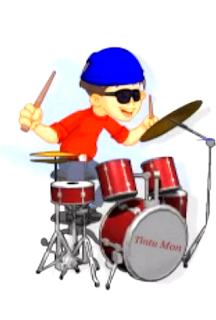 handsome tintumon,tintumon plays drum,tin2u rockz,fun maza