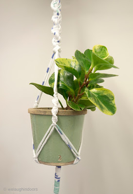 Macrame plant hanger by Welaughindoors