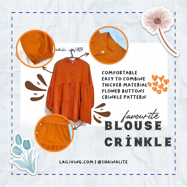 crinkle blouse