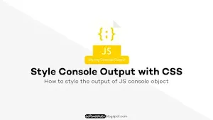 Style Console Output with CSS