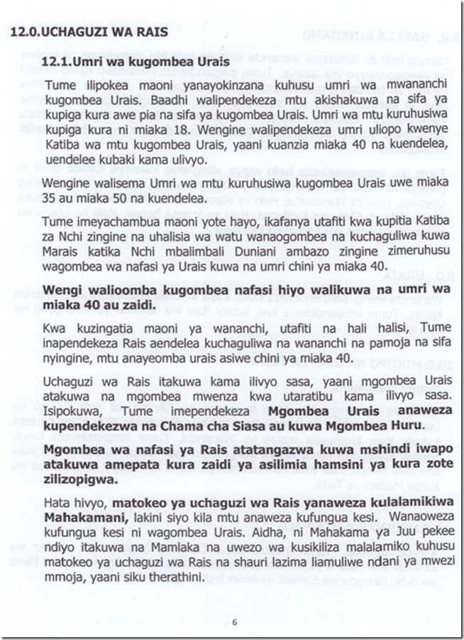 Rasimu Ya Katiba