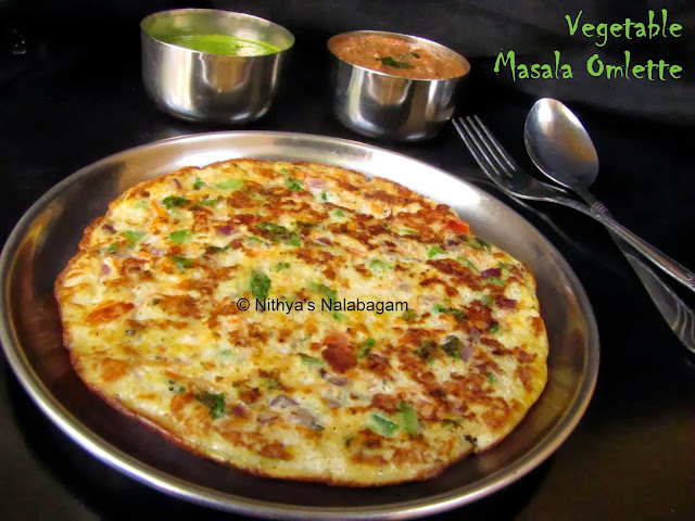 Vegetable Masala Omelette