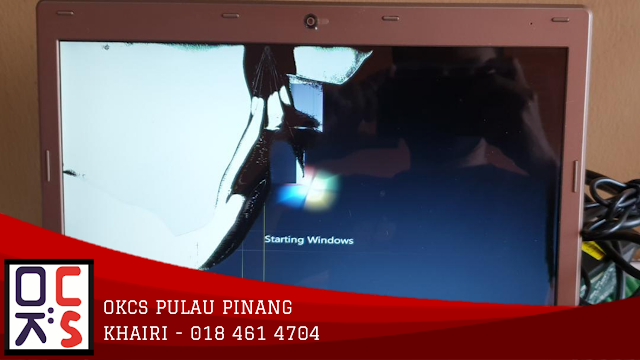 SOLVED : KEDAI LAPTOP NIBONG TEBAL | ACER ASPIRE 4755G, SCREEN CRACK | NEW SCREEN REPLACEMENT