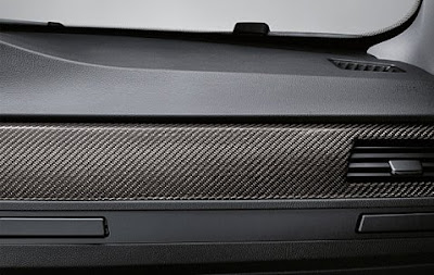 BMW Performance Interior trim strips in carbon