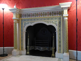 Robert Adam fireplace in Round Room  Strawberry Hill © A Knowles 2014