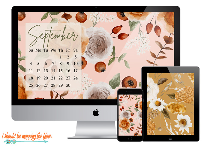 FREE fall wallpapers for both desktop and phone — 27 cute designs!