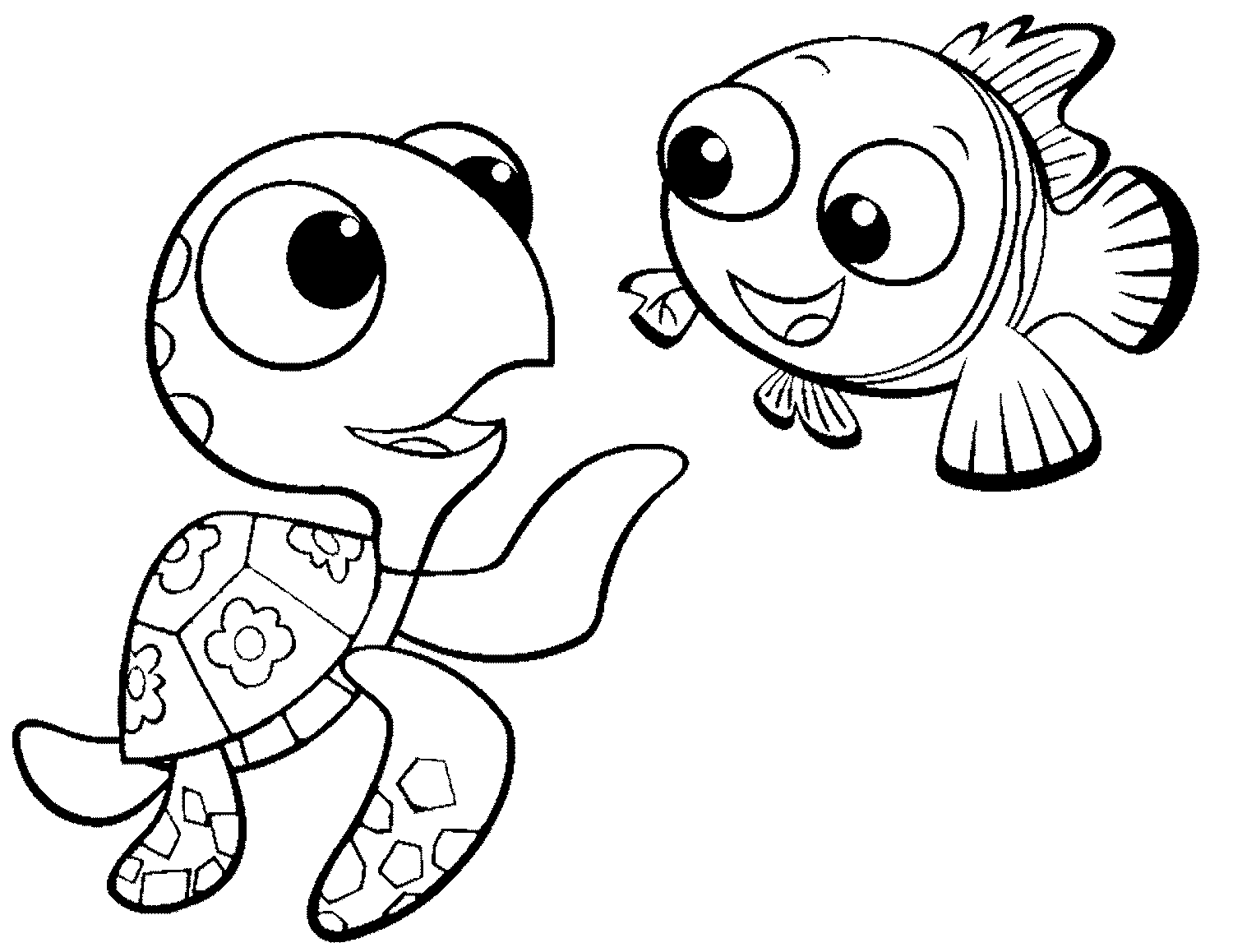 Download Gambar Mewarnai Nemo