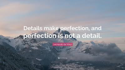 Details make perfection