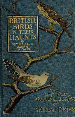 Bird illlustrations on cover of book about birds. Kent Surrey.