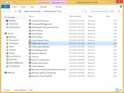 Cara Mengatur ODBC pada Windows 7 dan 8 64 Bit