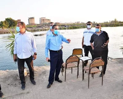 محافظ الغربية يقوم بجولة تفقدية مساءا بمدينة طنطا