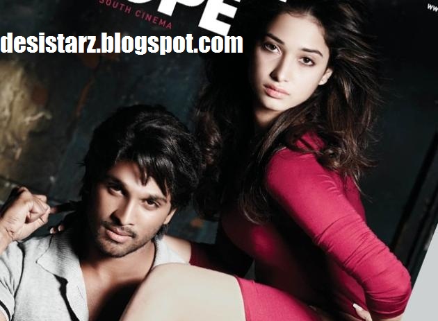 Tamanna Allu Arjun hot romancing photos from the movie Badrinath