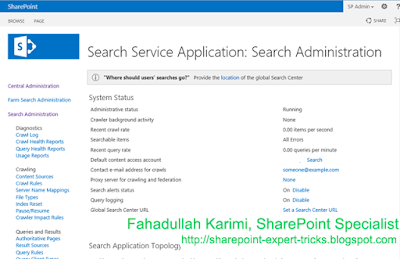 Search Administration
