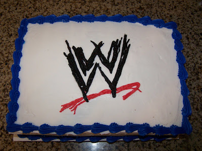  Birthday Cakes on Is A Birthday Cake That I Did For A Boy Who Loved To Watch The Wwe