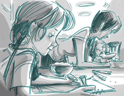 Truth is, I love watching them do homework, however, I still can't get used 
