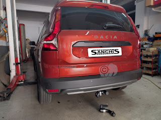 DACIA JOGGER 2022 - Bola Enganche Remolque Desmontable Horizontal SANCHIS.