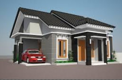 50 Gambar Desain Rumah  Impian Persegi  Panjang  Minimalis  