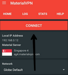 Click Connect screenshot