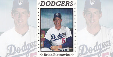 Brian Piotrowicz 1990 Great Falls Dodgers card