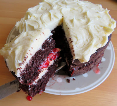 Dark Chocolate Layer Cake for Two