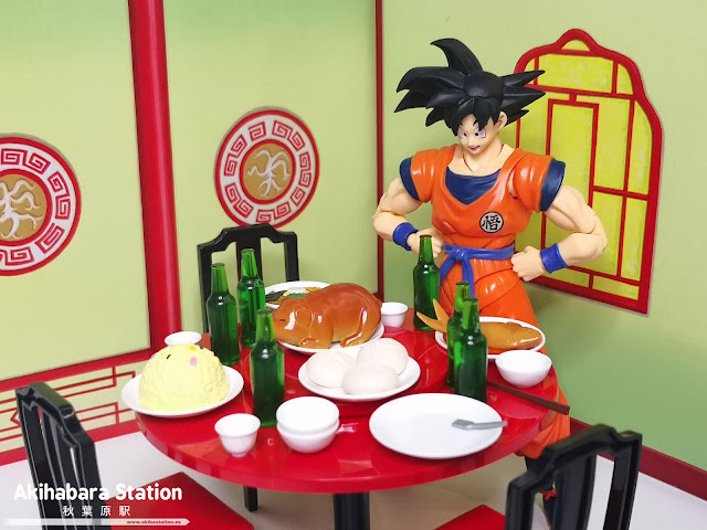 Review del S.H.Figuarts Son Goku Harahachibunme Restaurant Set - Tamashii Nations