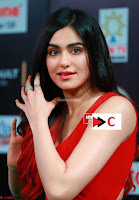 Adah Sharma in Red Deep Neck Spicy Gown ~  Exclusive 38.jpg