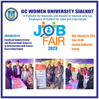 Highlights of Computer Xperts Participation in 1st Job Fair of GC Women University Sialkot