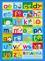 Jual Selimut Rosanna Soft Panel Blanket Alphabet