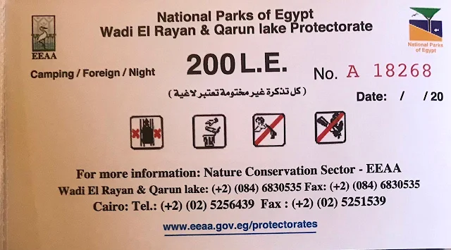 Wadi El Rayan Qaroun Lake and Wadi Hitan tickets Fayoum National parks prices