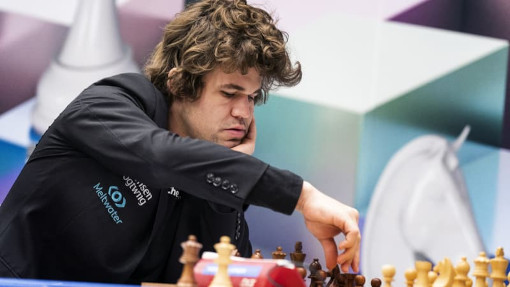 Le n°1 mondial des échecs Magnus Carlsen en janvier 2023 - Photo © AFP