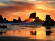 Beautiful Sunset (beach sunset sea photo beautiful)