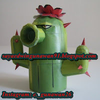 Papercraft Cactus (Plants vs Zombies)