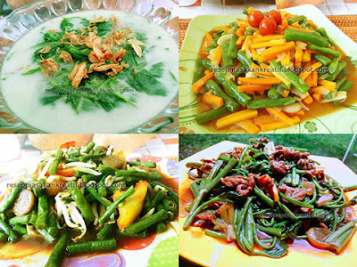  hidangan sayuran hijau dan aneka sayur mayur lainnya merupakan hidangan yang sangat dianjurka Aneka Resep Masakan Sayur dari Tumis, Bening sampai Bersantan