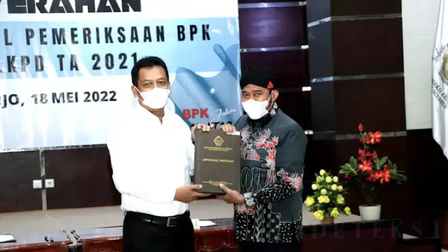 Pemkab Sumenep Kembali Sabet Predikat Opini WTP Atas LKPD  TA. 2021 Dari Badan Pemeriksa keuangan Republik Indonesia (BPK RI) 