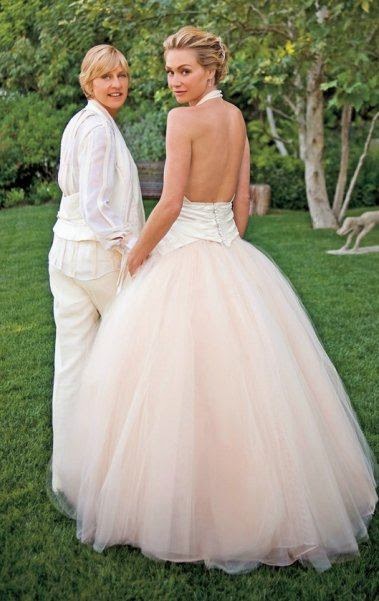 Portia De Rossi Wedding Dress 5