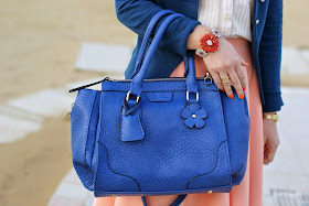 Sodini bijoux Spring Summer 2014, Sodini IT's bag bauletto blu, Fashion and Cookies, fashion blogger