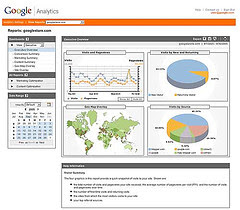 ... web analytics software for tracking and analyzing visitors to their