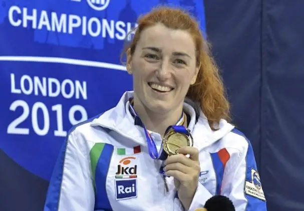 Arjola Trimi, Albanian swimmer European champion in S4