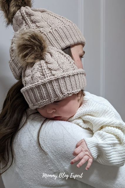 Mom Baby Matching Winter Hats