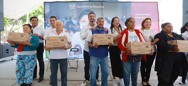 Liz Sánchez y Toño López realizan la cuarta entrega de producto lácteo en el sur de la capital