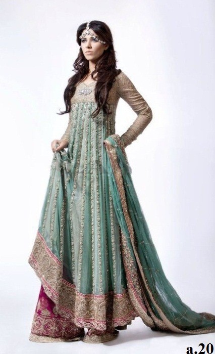 Nice pishwas dress ,fancy frock  pakistani dresse  party dress design 2013 dress number a.20