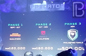 Predator League 2020 prize pool 