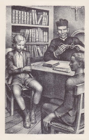 Volume I : Alexandre and Georges in Father Lauzon's room Gaston Goor (French, 1902-1977) Les Amitiés Particulières by Roger Peyrefitte Paris : Flammarion, 1953 Volume I : Alexandre and Georges in Father Lauzon's room Gaston Goor (French, 1902-1977) Les Amitiés Particulières by Roger Peyrefitte Paris : Flammarion, 1953